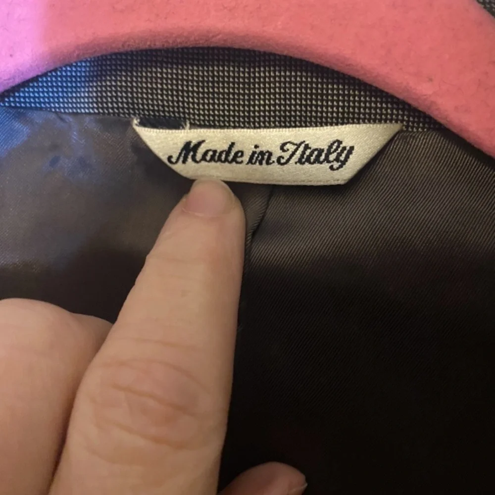 Men’s Oscar de la Renta Charcoal Blazer Made in Italy (100% Wool) 38S Old Money